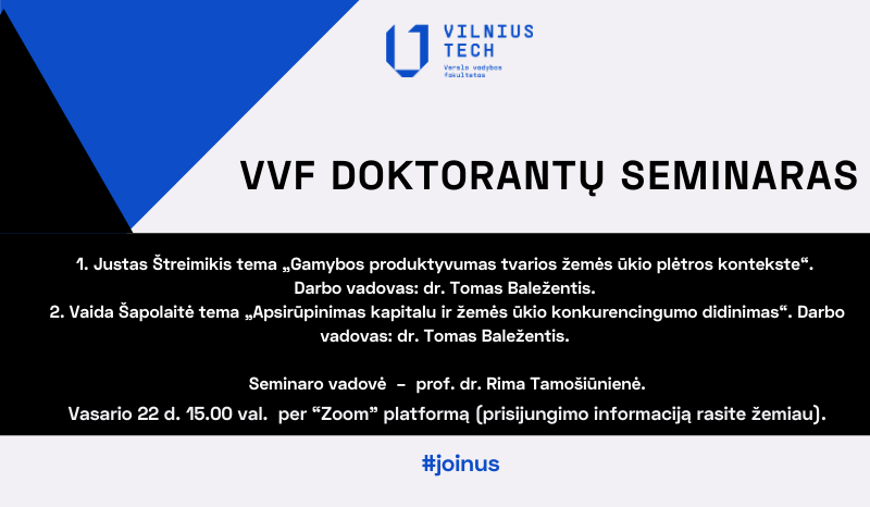 VVF Doktorantų seminaras